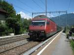 Re 460 004 mit IR 2169 bei Durchfahrt in S.