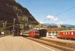 Re 460 mit Interregio in St-Maurice (Wallis)