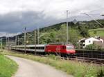 Re 460 078 mit IC bei Tecknau am 08.09.2011