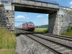 SBB - 460 007-8 unterwegs bei Kiesen am 22.06.2012 