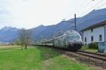 Re 460 107-6  AlpTransit  mit IR 2267 zwischen Cadenazzo und Riazzino.