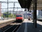 SBB - 460 030-0 mit RE in Aarau am 20.04.2014