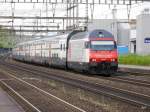 SBB - 460 031-8 mit IC bei der durchfahrt im Bahnhof Rupperswil am 25.04.2014