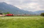 Re460 071 mit IR1786 am 09.05.2013 bei Bad Ragaz