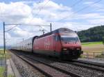 SBB - 460 104-3 mit RE Bern -Biel unterwegs bei Schüpfen am 24.08.2014