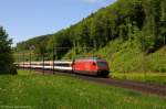 Re460 072 mit IR2181 am 10.05.2013 in Tecknau