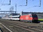 SBB - RE mit der 460 053-2 bei der durchfahrt in Rupperswil am 26.10.2014