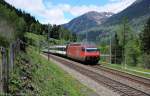 Re460 013 mit IR2169 am 11.05.2013 bei Rodi-Fiesso