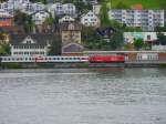 SBB - 460 mit IC oder RE am Zürichsee bei Richterswil am 25.04.2015