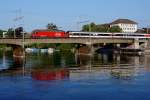 SBB: IR Biel - Konstanz  KONSTANZER genannt  beim Passieren der Aarebrücke Solothurn  am 6.