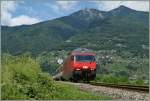 Die SBB Re 460 084 erreicht mit ihrem IR 2328 Locarno - Basel in Kürze die 256 m Lange Ticino-Brücke.