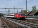 SBB - 460 013-6 mit IC bei der durchfahrt in Rupperswil am 11.07.2015