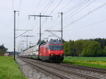 SBB - 460 076-3 mit IC unterwegs bei Lyssach am 30.04.2016