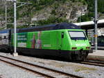 SBB - 460 080-5 im Bahnhof Brig am 18.05.2018