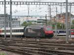 Re 460 026  Entecken Sie den Ltschberg-Basistunnel  am 11.8.07