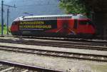 Die Re 460 080-5 bei den Gotthard Jubilum in Erstfeld am 08.09.2007 