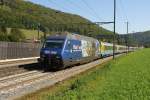 Re 460 005 Railaway et Eurocity Cisalpin vers Tecknau 16 septembre 2007