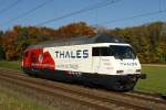 Re 460 012 Thales vers Cossonay 01 novembre 2007