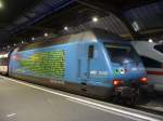 SBB - 460 071-4 mit Vollwerbung im Hauptbahnhof von Zrich am 23.02.2008