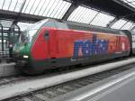 SBB - 460 087-0 mit Vollwerbung in Hauptbahnhof von Zrich am 01.01.2008