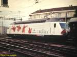 SBB Re 460 023 'Relax' - Lausanne - 14.06.1987