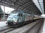 SBB - 460 075-5 mit Schnellzug im Bahnhof Olten am 23.08.2009