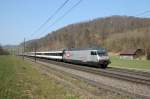 460 107 `Glrnisch´ (Schweizer Fernsehen II) am 08.03.11 bei Tecknau