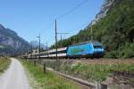 Re 460 071 mit einem IR am 26.06.2011 bei Erstfeld.