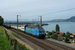 460 071 mit einem IC von Romanshorn nach Brig am 02.09.2010 unterwegs bei Einigen.