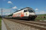 Re 460 101-9 HOP SUISSE auf der Fahrt nach Zrich am 25.8.2006.