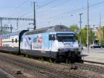 SBB - Werbelok 460 014-4 in Liestal am 20.04.2014