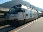 SBB  Werbelok BR460 am 23.09.00 in Chur/GR