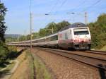 Die Re 460 083-9 am 29.08.15 bei Mellingen