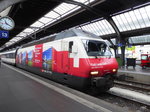 SBB - Werbelok 460 048-2 im HB Zürich am 23.04.2016