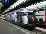 SBB - Werbelok 460 028-4 im HB Zürich am 29.06.2016