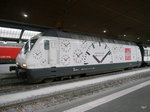 SBB - Werbelok 460 044-1 im HB Zürich am 29.06.2016