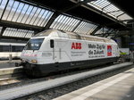 SBB - Werbelok 460 052-4 im HB Zürich am 29.06.2016