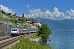 Re 460 099 mit einem IR am 22.06.2016 bei St.