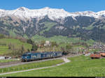 Re 465 009  Napf , 010  Mont Vully  und 002  Gornergrat  fahren am 22.