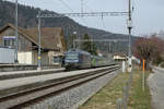 Letzte Fahrten der BLS EW lll Pendel zwischen Neuchâtel und La Chaux-de-Fonds.