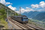 BLS Re 465 005 & 017 / UKV 40046 Bologna Interporto - Zeebrugge Ramskapelle / Hohtenn, 26.