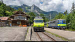 BLS Re 420 504 & Re 465 018 / RE Interlaken Ost - Zweisimmen & Versuchsfahrt Boltigen - Zweisimmen / Weissenbach, 9. Juli 2021