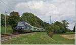 Bei Les Geneveryes-sur-Coffrane ist die BLS Re 465 005 mit ihrem EW III RE von La Chaux-de-Fonds nach Bern unterwegs. 

3. September 2020  