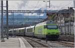 Faszination Spurwechsel - Die BLS Re 465 002 verlässt mit dem GoldenPass Express 4064 von Montreux nach Interlaken den Bahnhof von Spiez. Gerade in Spiez, wo auch Nord-Süd Transitgüterzüge und DB ICE verkehren entfalten die Umspurwagen ihre ganze Faszination! 

Ich hatte das Vergnügen, mit dem hier gezeigten Zug von Montreux bis Spiez zu fahren. Überraschend enttäuschend war der Umspurvorgang Zweisimmen - man merkte kaum was! Gerade deshalb bin ich weiterhin der Meinung, die geniale Technik sollte statt nur im reinen Touristischen Verkehr vermehrt im Alltagsverkehr eingesetzt werden wie z.B Bern - Lenk oder Zürich - St. Moritz.

30. August 2023 
