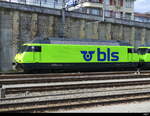 BLS - 465 008-1 abgestellt im Bhf.