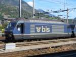 bls 465 012-3 im Bahnhof von Brig am 20.09.2007