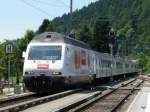 bls - Schnellzug nach Luzern mit der Lok 465 004-0 bei der einfahrt in den Bahnhof Trubschachen am 26.06.2010