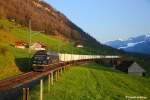 Wegen Streckenunterbruch auf der Südbahn, wurde die Re 465 018 am 28.03.14 über Zug/ Zürich umgeleitet.