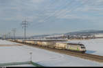 Das Highlight des Nachmittags: Re 465 008  Patenschaft Berggemeinden  mit einem vollbeladenen UKV-Zug am 28.