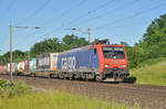 Re 474 003-1 fährt Richtung Bahnhof Kaiseraugst.